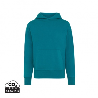 Logo trade promotional merchandise image of: Iqoniq Yoho recycled cotton relaxed hoodie