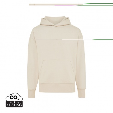 Logo trade promotional products image of: Iqoniq Yoho recycled cotton relaxed hoodie