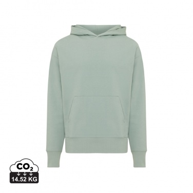 Logo trade promotional merchandise image of: Iqoniq Yoho recycled cotton relaxed hoodie