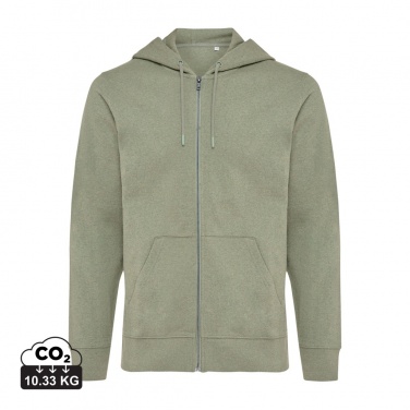 Logo trade advertising products image of: Iqoniq Abisko recycled cotton zip through hoodie