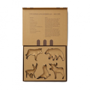 Logo trade promotional items image of: VINGA Nordic big 5 cookie cutter 5-piece set