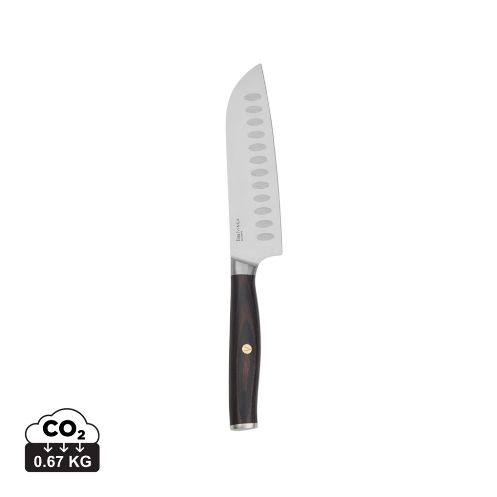 Logotrade promotional gift image of: VINGA Tara RCS recycled steel santoku knife