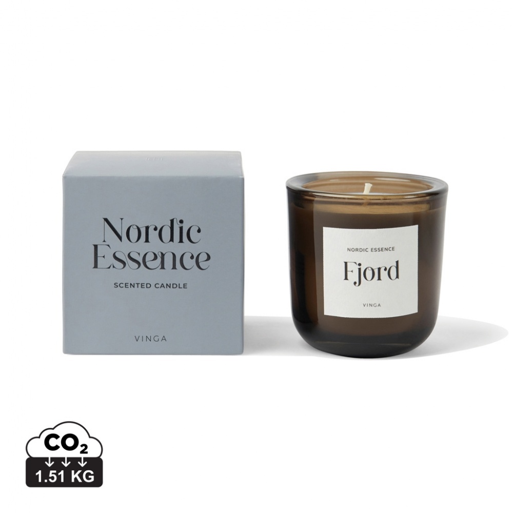 Logo trade promotional merchandise photo of: Nordic essence scented soy wax candle small