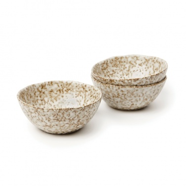 Logo trade business gift photo of: VINGA Nuvem stoneware mini bowl, 3 pcs set