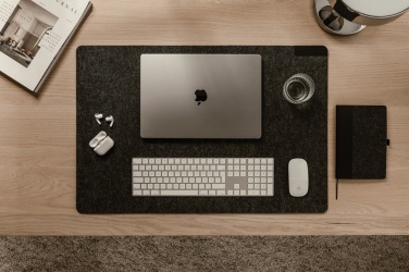 Logo trade business gift photo of: VINGA Albon GRS recycled felt desk pad