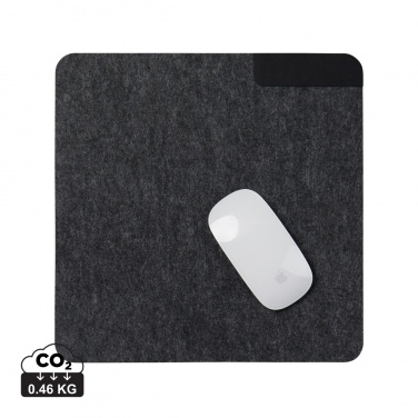 Logo trade promotional giveaways image of: VINGA Albon GRS recycled felt mouse pad