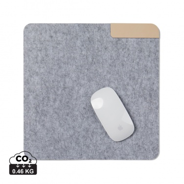 Logo trade promotional gifts picture of: VINGA Albon GRS recycled felt mouse pad