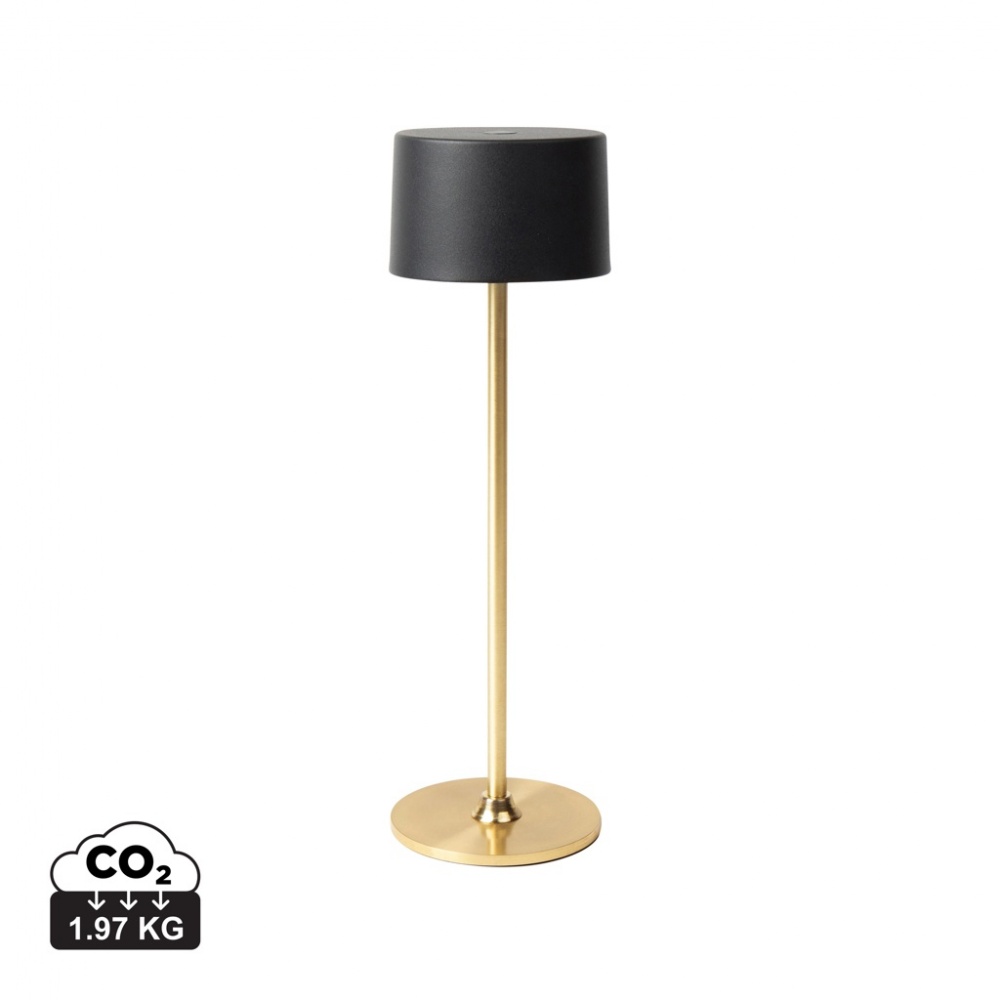 Logo trade promotional giveaway photo of: VINGA Nauro RCS recycled ABS table lamp