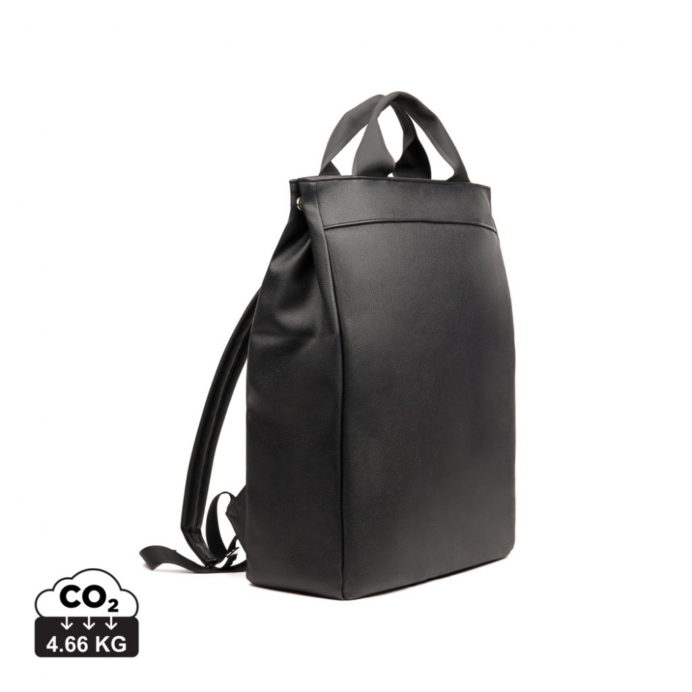 Logotrade corporate gift image of: VINGA Bermond RCS recycled PU backpack