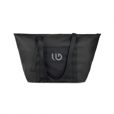 Logo trade promotional giveaways image of: VINGA Livorno GRS recycled polyester weekend bag