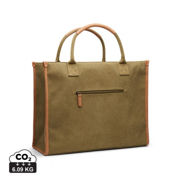 Logo trade business gift photo of: VINGA Bosler RCS recycled canvas office tote