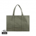 VINGA Hilo AWARE™ recycled canvas maxi tote bag, green