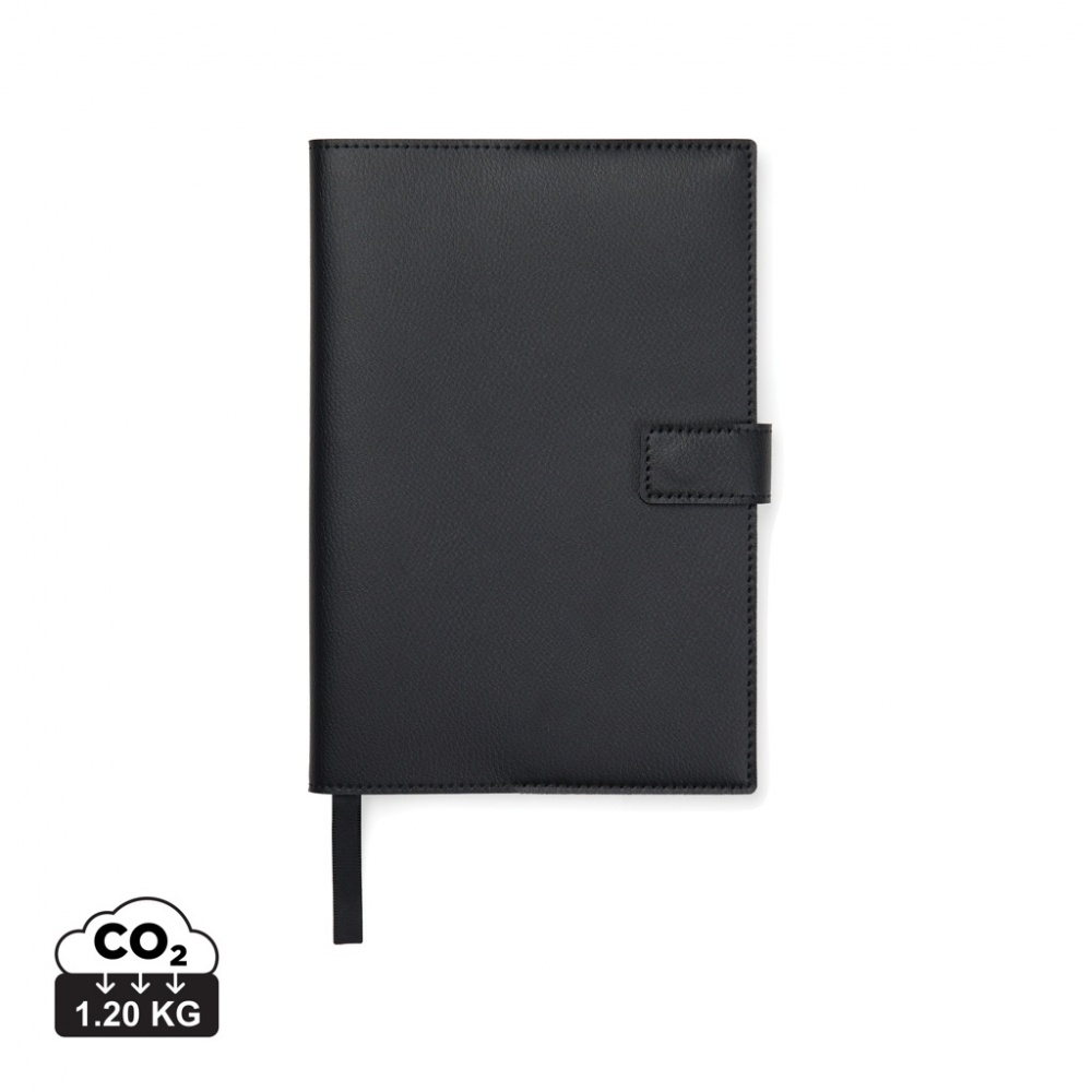 Logo trade corporate gifts image of: VINGA Timo PU RCS RPET notebook