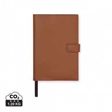 Logo trade promotional products image of: VINGA Timo PU RCS RPET notebook