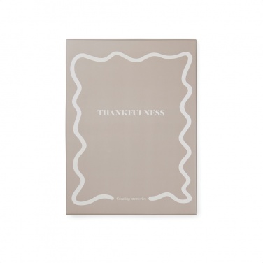 Logo trade advertising products picture of: VINGA Thankfulness GRS recycled paper journal