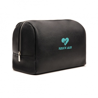 Logo trade promotional item photo of: VINGA Bermond RCS recycled PU toiletry bag