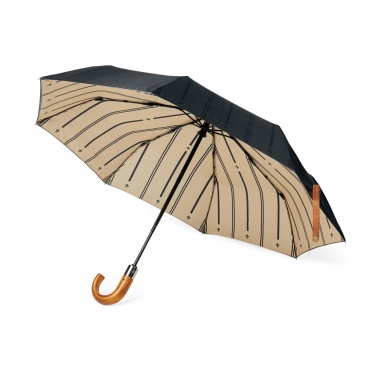 Logotrade promotional products photo of: VINGA Bosler AWARE™ recycled pet 21" foldable umbrella