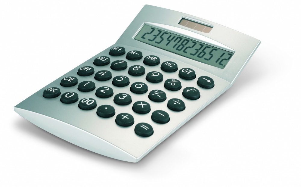 Logo trade promotional gift photo of: Basics 12-digits calculator