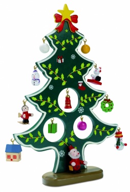 Logotrade advertising product image of: Wooden xmas tree decoration