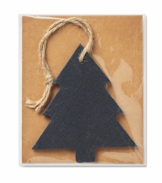 Logotrade corporate gift picture of: Slate xmas hanger tree