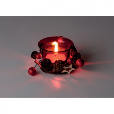 Logo trade promotional giveaways picture of: Christmas candle holder