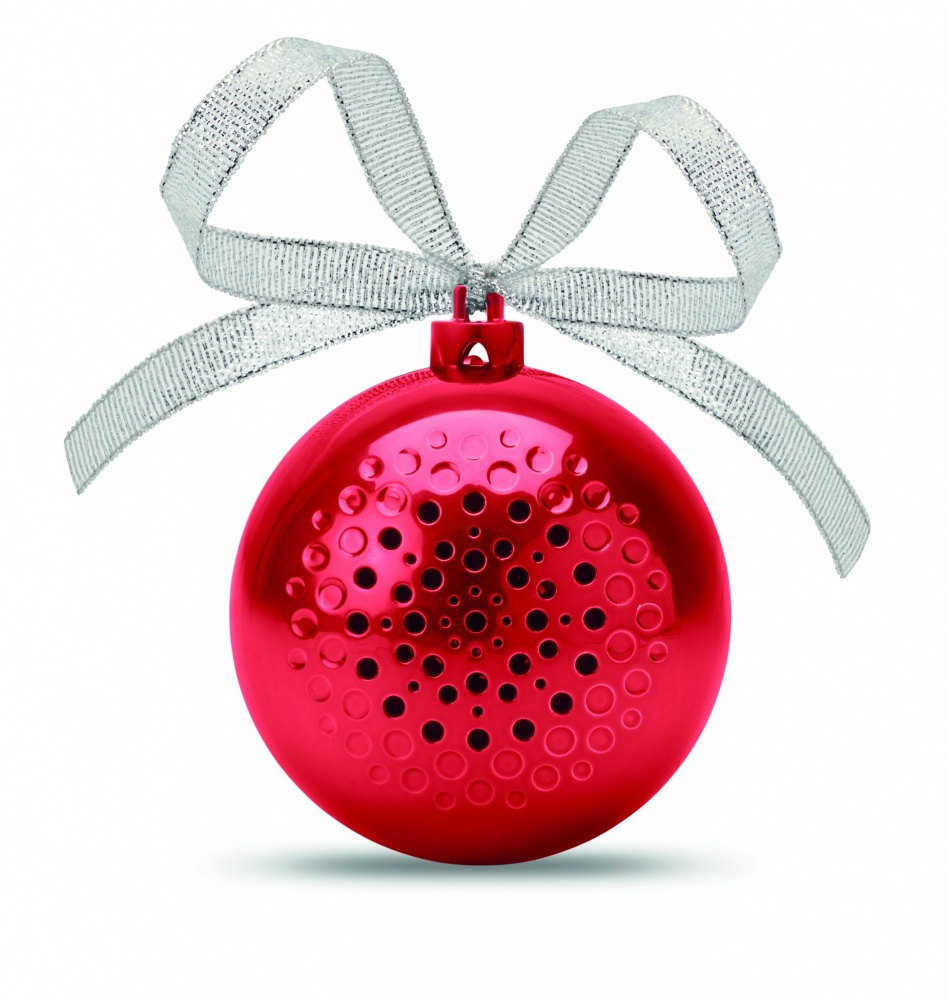 Logo trade promotional items picture of: Speaker Christmas ball