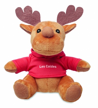 Logotrade promotional merchandise photo of: Plush reindeer with hoodie