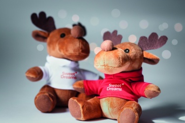 Logotrade promotional gift picture of: Plush reindeer with hoodie