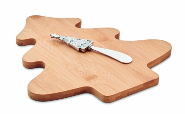 Logo trade advertising products picture of: Cheese board set in bamboo Essen