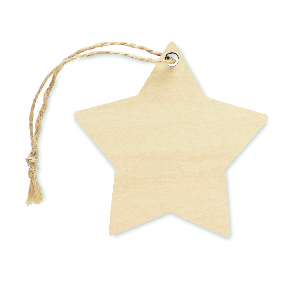 Logotrade promotional giveaway picture of: Christmas ornament star