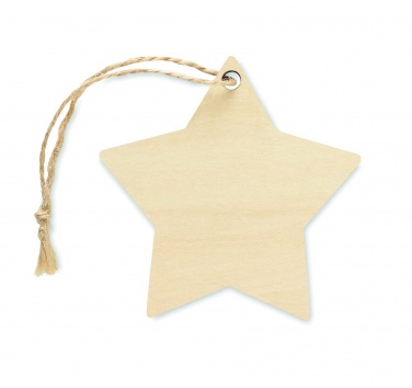 Logo trade promotional giveaway photo of: Christmas ornament star