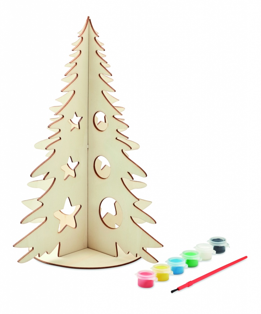 Logo trade corporate gift photo of: DIY wooden Christmas tree