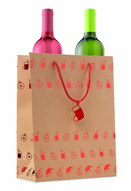 Logo trade promotional giveaways picture of: Gift paper bag with pattern