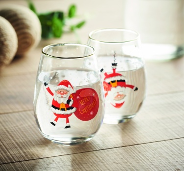 Logotrade promotional item image of: Set of 2 Christmas glasses