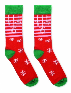 Logotrade business gift image of: Pair of Christmas socks L