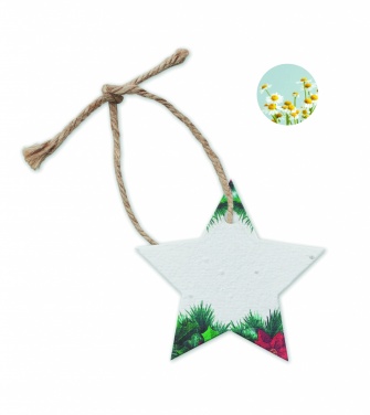 Logotrade promotional giveaways photo of: Seed paper Xmas ornament