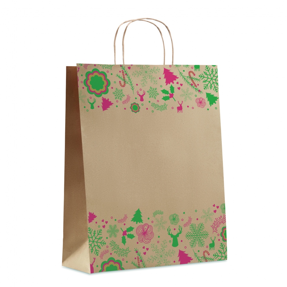 Logo trade corporate gifts picture of: Gift paper bag large