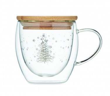 Logotrade promotional items photo of: Double wall borosilicate mug