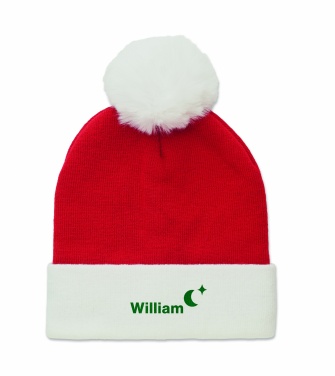 Logo trade promotional gift photo of: Christmas knitted beanie