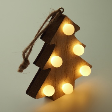 Logotrade promotional merchandise photo of: Wooden weed tree with lights