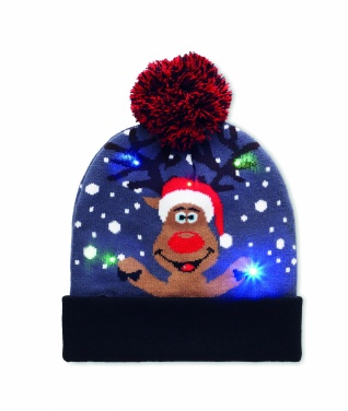 Logotrade promotional gifts photo of: Christmas knitted beanie LED