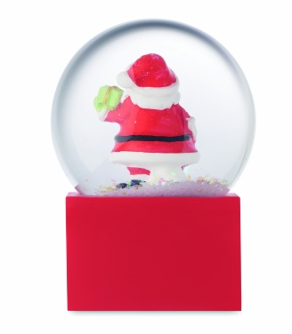 Logo trade business gift photo of: Small snow ball glass ornament