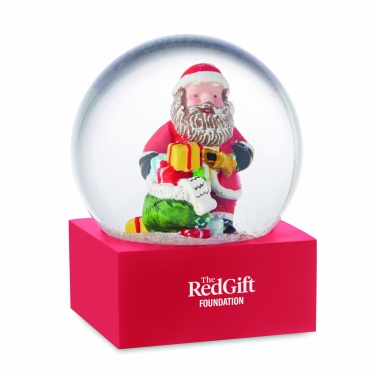 Logo trade promotional item photo of: Snow ball glass ornament