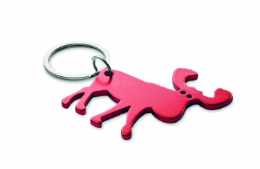 Logotrade corporate gift image of: Recycled aluminium key ring Pori