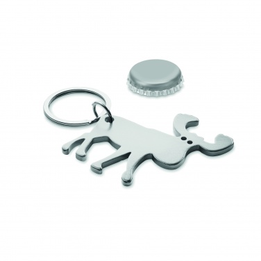 Logotrade advertising products photo of: Recycled aluminium key ring Pori