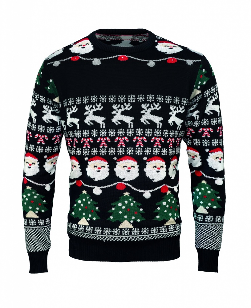 Logo trade promotional giveaways picture of: Christmas LED sweater L/XL