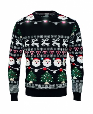 Logo trade promotional merchandise picture of: Christmas LED sweater L/XL