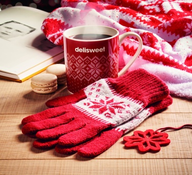 Logotrade business gift image of: Winter gift mug and gloves set