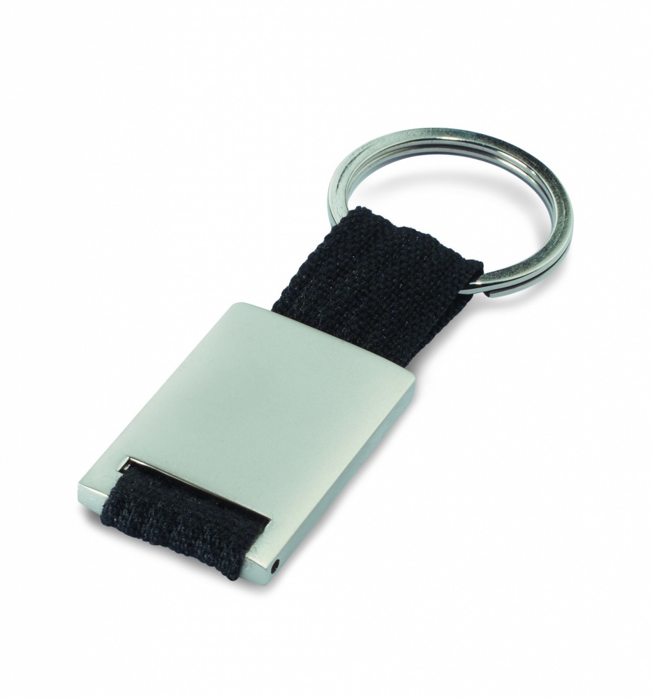 Logotrade promotional product image of: Metal rectangular key ring Espoo