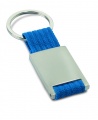 Metal rectangular key ring Espoo, Blue